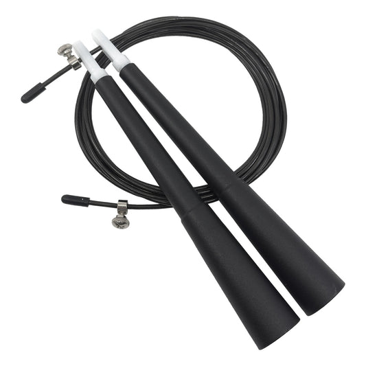 Double Bearing Speed Jump Rope Black