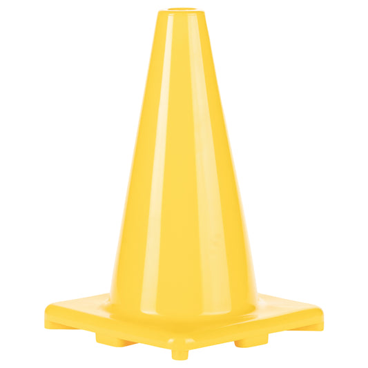 12 Inch High Visibility Flexible Vinyl Cone