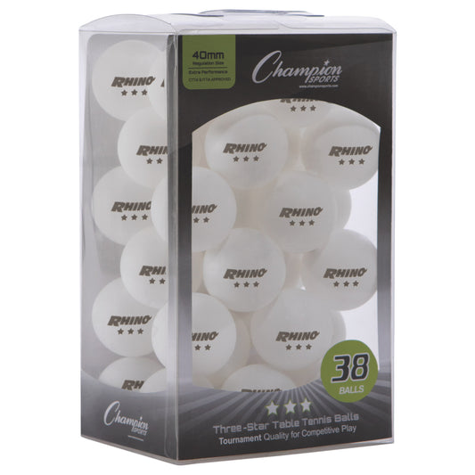 3-STAR TOURNAMENT TABLE TENNIS BALLS