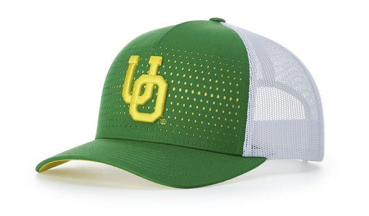 LASER CUT FIVE PANEL TRUCKER