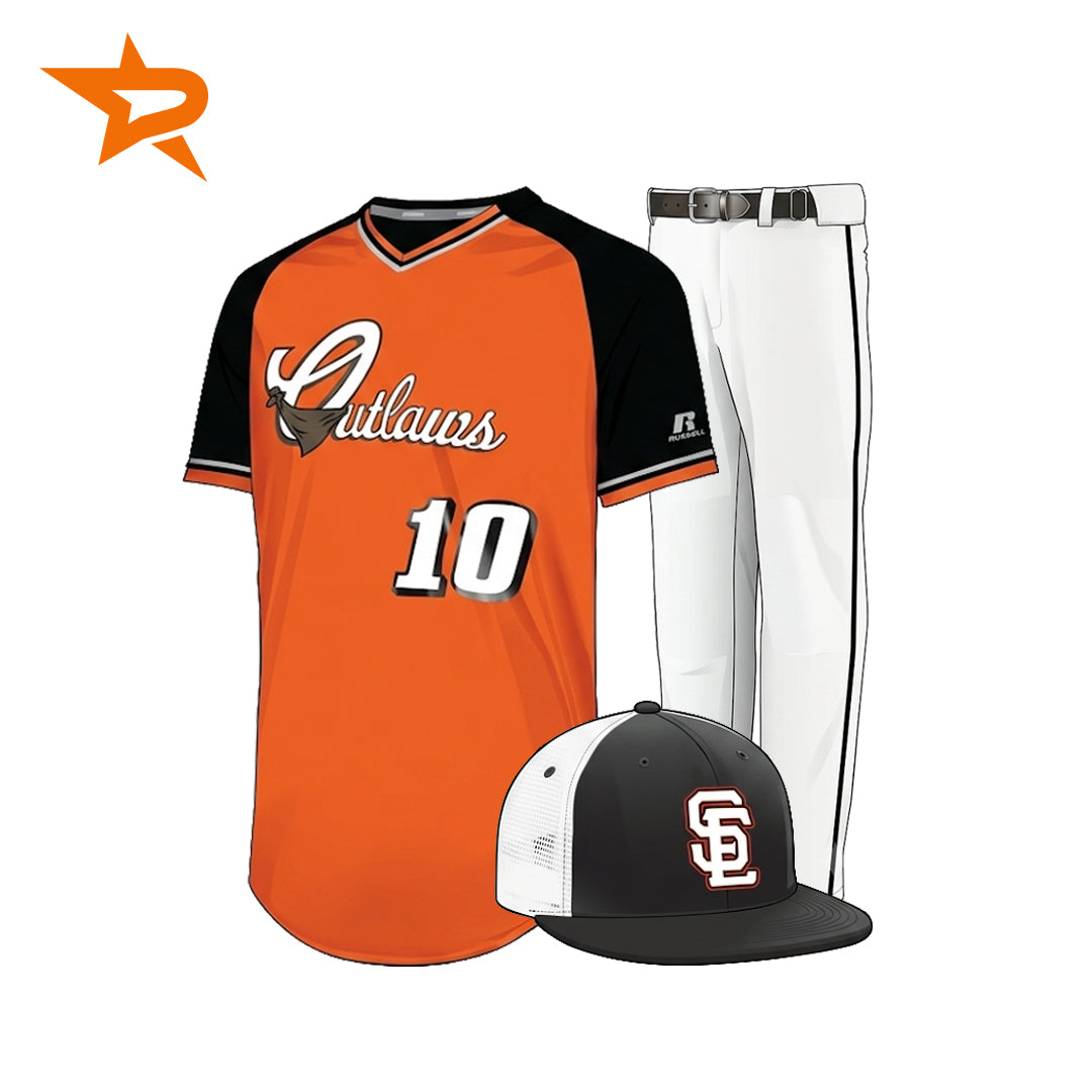 RUSSELL ATHLETIC RETRO STOCK V-NECK COMPLETE PACKAGE