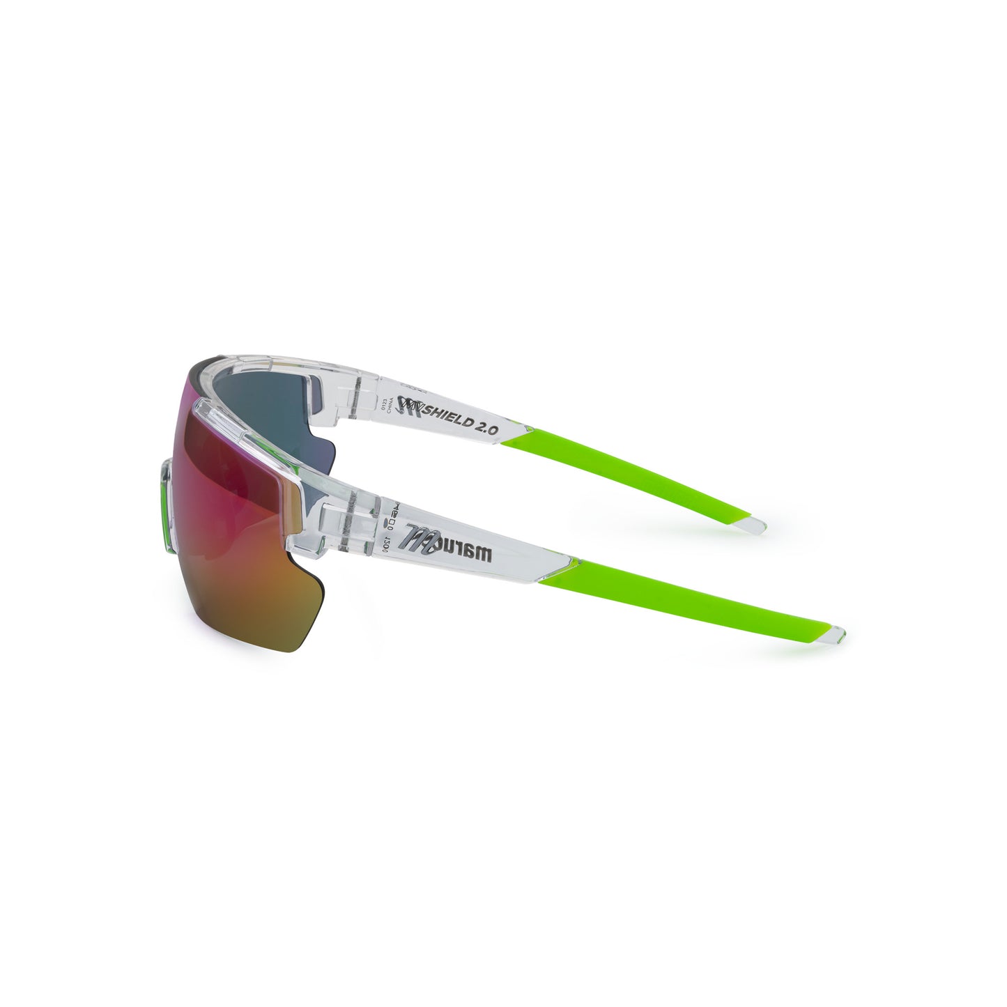 Shield 2.0 Performance Sunglasses - Clear Translucent