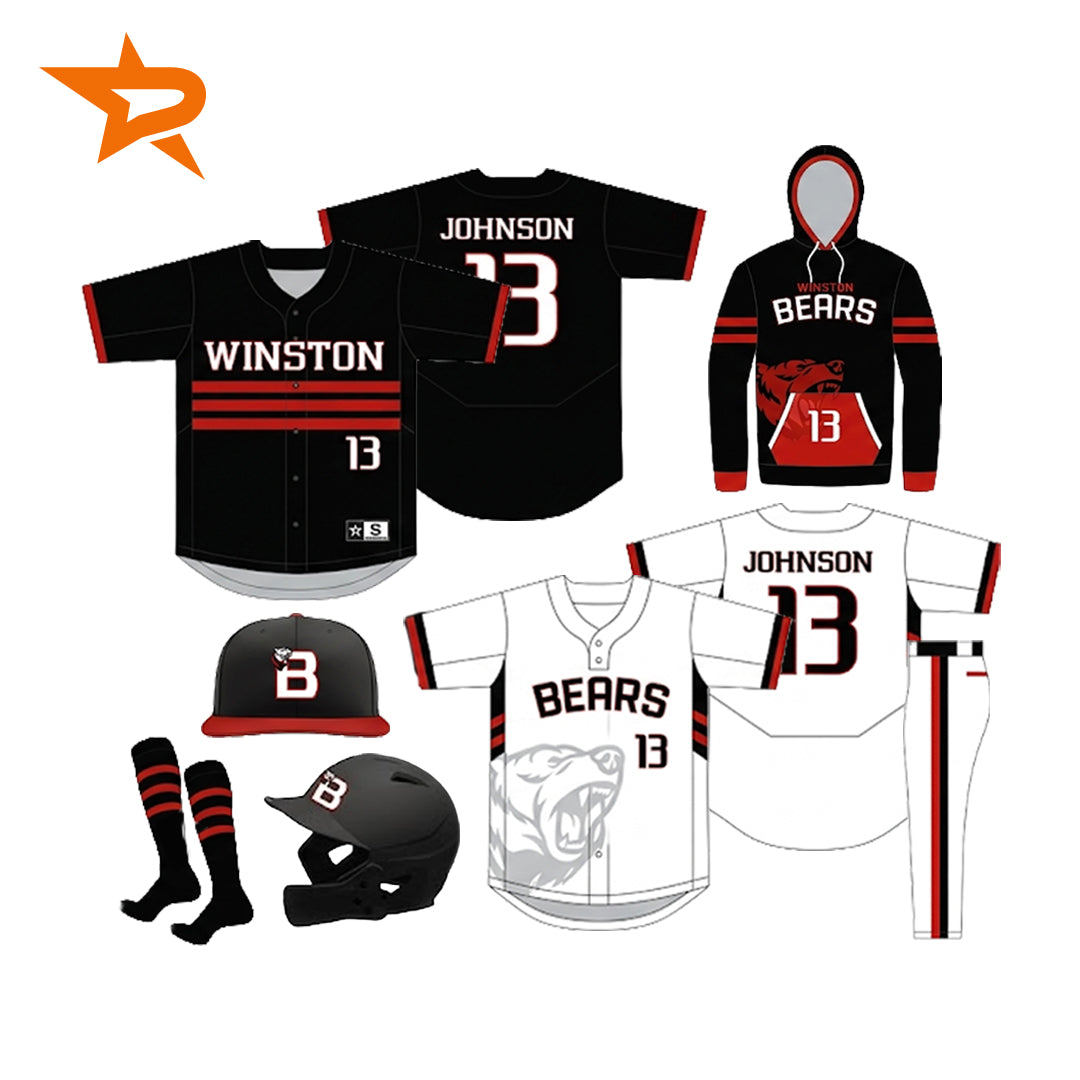 PRO PLAYER SUBLIMATED FULL BUTTON SERIES PACKAGE