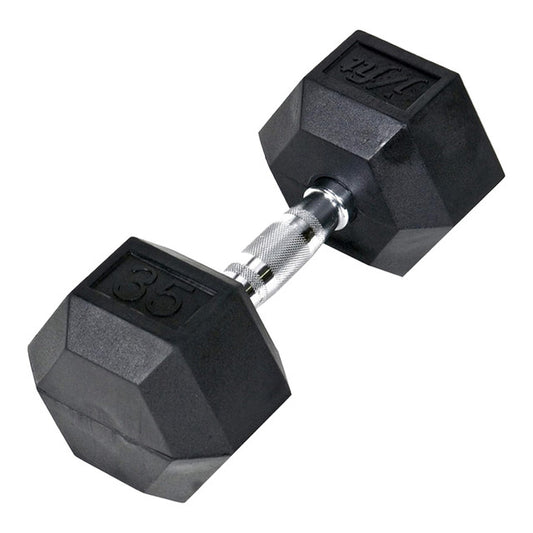 RUBBER HEX DUMBBELL