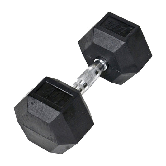RUBBER HEX DUMBBELL