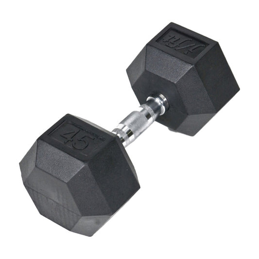 RUBBER HEX DUMBBELL