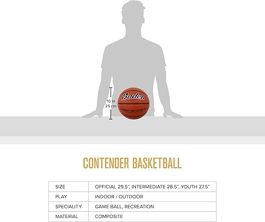 Baden Official Deluxe Rubber Basketball