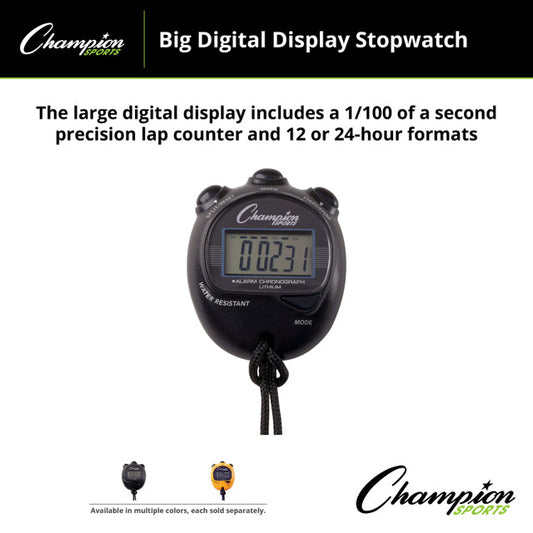Stop Watch Black