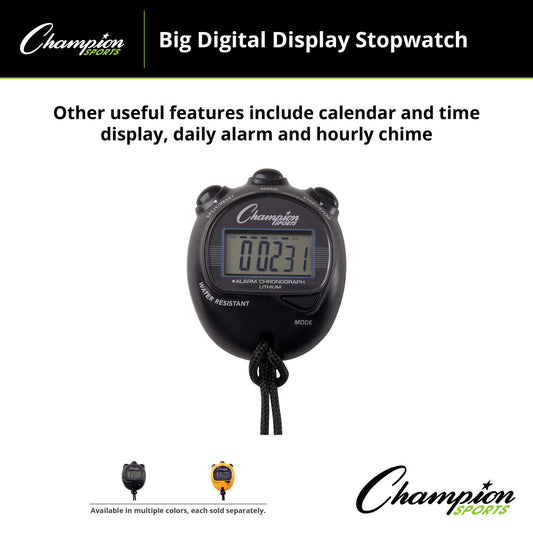Stop Watch Black