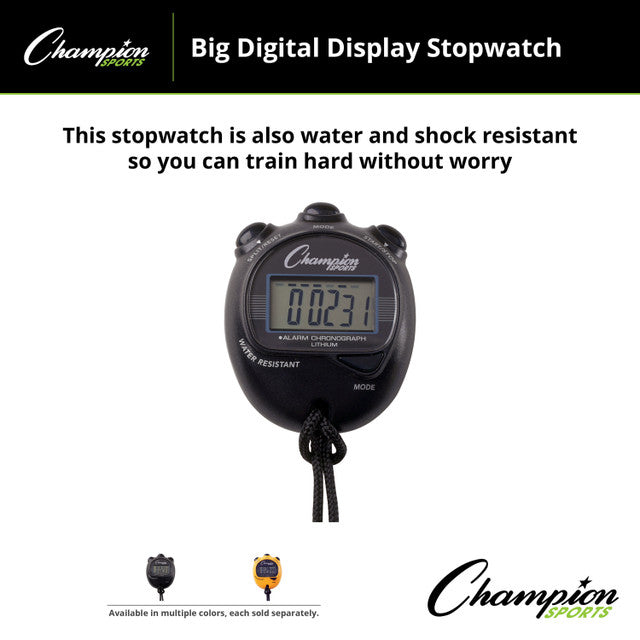 Stop Watch Black
