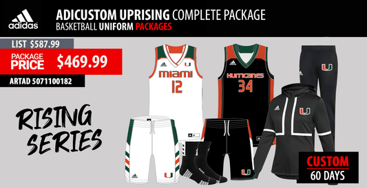 AdiCustom Uprising Complete Basketball Uniform Package