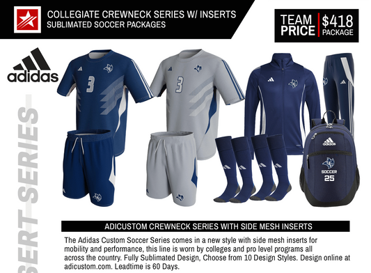 ADICUSTOM COLLEGIATE CREWNECK SERIES W/ INSERTS