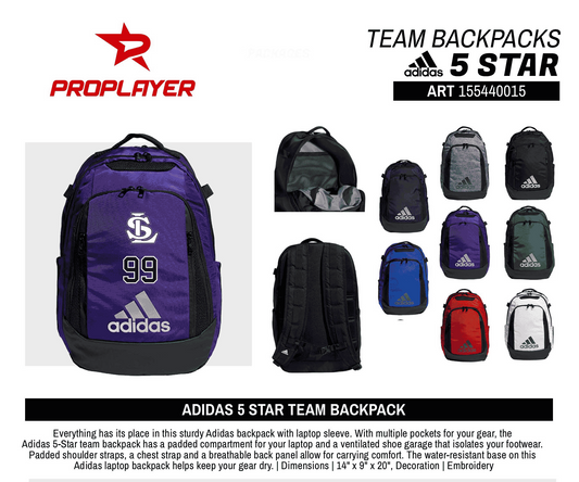 ADIDAS 5 STAR TEAM BACKPACK