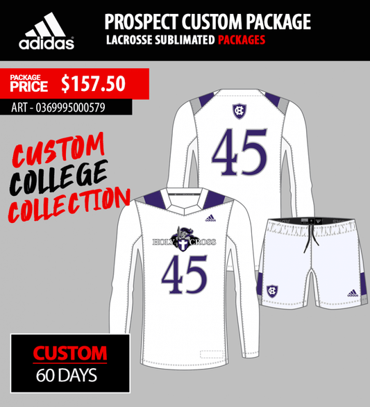 ADIDAS PROSPECT LACROSSE SUBLIMATED PACKAGE