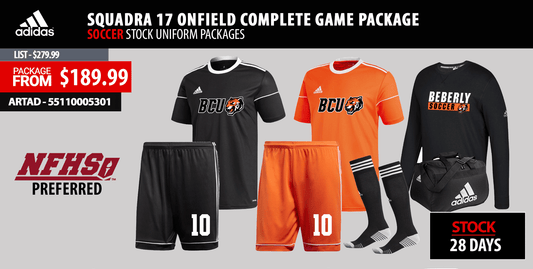 ADIDAS SQUADRA 17 ONFIELD COMPLETE GAME PACKAGE