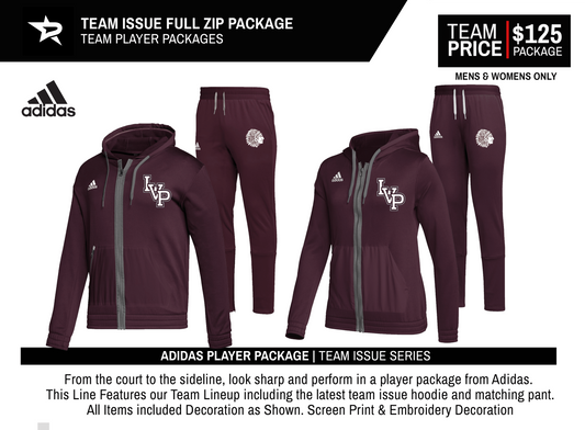 ADIDAS TEAM ISSUE FULL ZIP PACKAGE