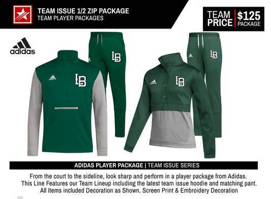 ADIDAS TEAM ISSUE 1/2 ZIP PACKAGE