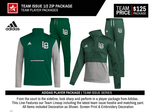 ADIDAS TEAM ISSUE 1/2 ZIP PACKAGE