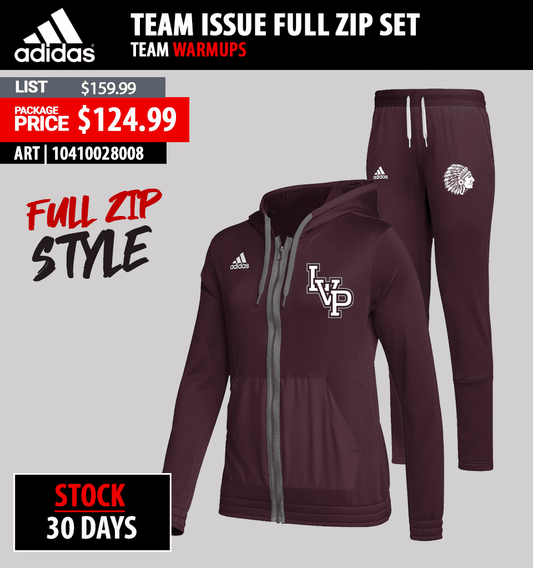 ADIDAS TEAM ISSUE FULL ZIP SET