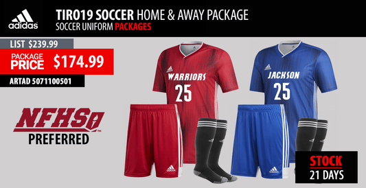 ADIDAS TIRO19 SOCCER HOME & AWAY PACKAGE