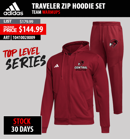 ADIDAS TRAVEL SERIES FULL ZIP PACKAGE