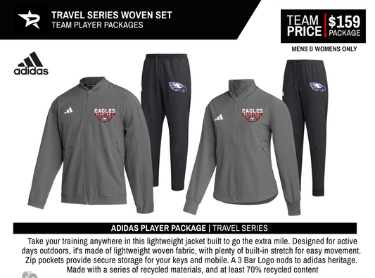 ADIDAS TRAVEL SERIES WOVEN SET