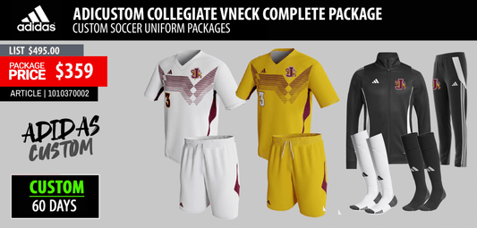 ADICUSTOM COLLEGIATE V-NECK SERIES W/ INSERTS