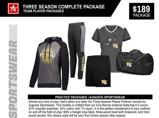 AUGUSTA SPORTWEAR THREE SEASON COMPLETE PACKAGE