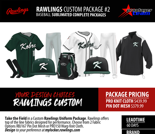 RAWLINGS CUSTOM SUBLIMATED PACKAGE #2