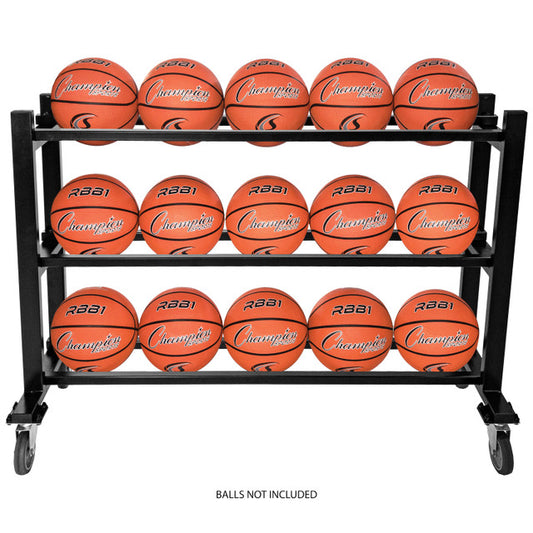 Deluxe Heavy-Duty Basketball Cart