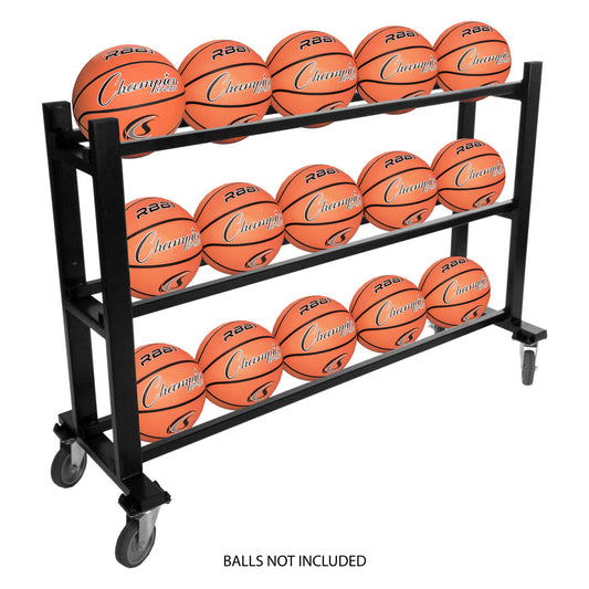 Deluxe Heavy-Duty Basketball Cart