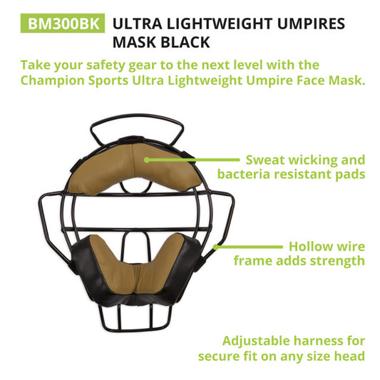 Ultra Lightweight Umpire Face Mask