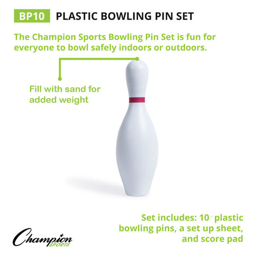 Plastic Bowling Pin Set