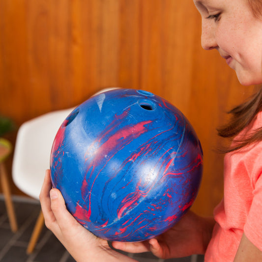 Plastic Bowling Ball & Pin Set