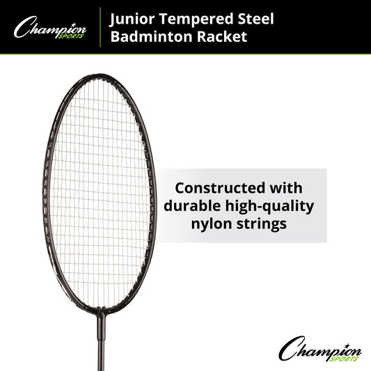 Junior Tempered Steel Badminton Racket