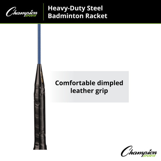 Heavy-Duty Steel Badminton Racket