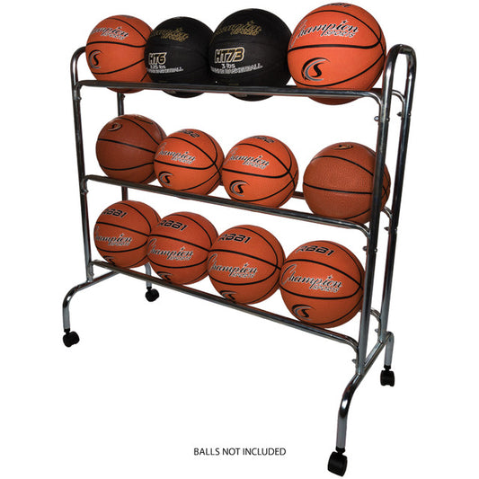 12 Ball Powder-Coated Ball Cart