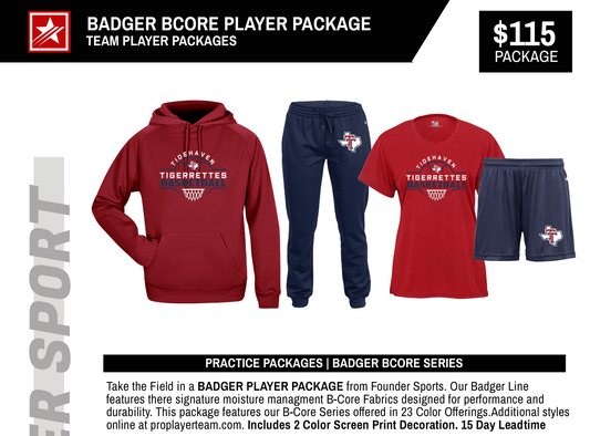 BADGER BCORE SERIES PLAYER PACKAGE