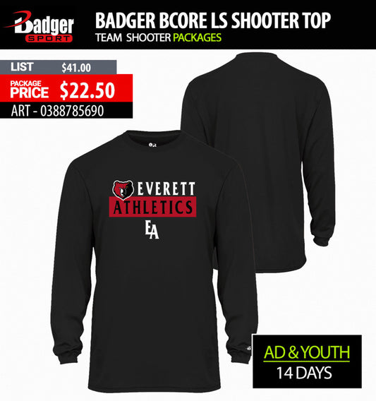 Badger Bcore LS Shooter Top