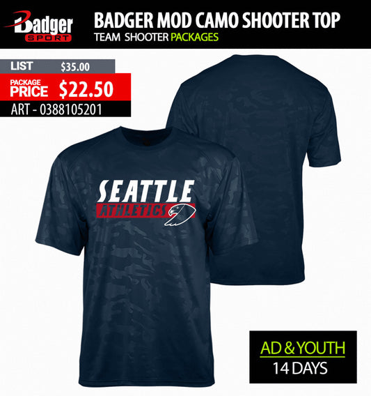 Badger Mod Camo Shooter Top