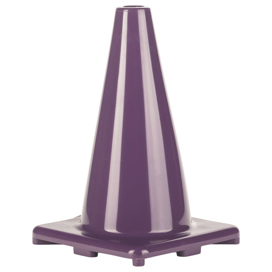 12 Inch High Visibility Flexible Vinyl Cone