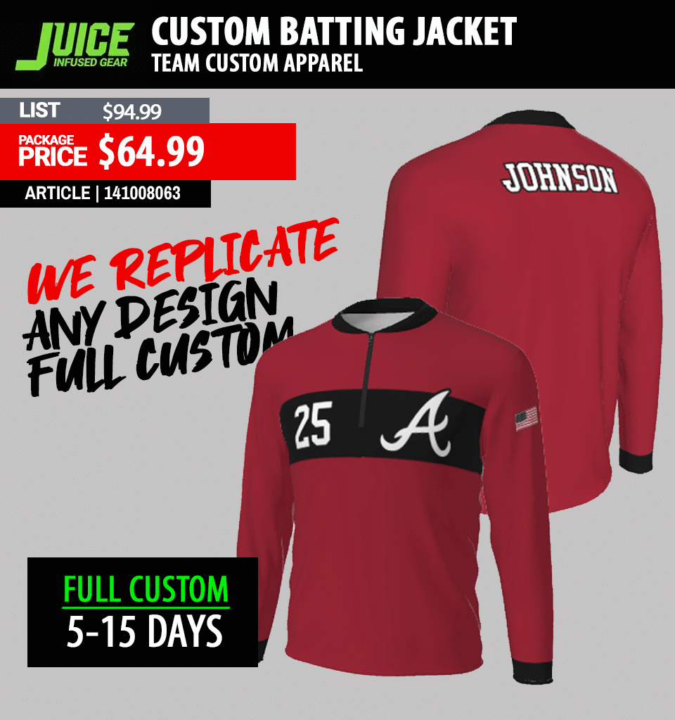 JUICE CHAMPRO SUBLIMATED BATTING JACKET