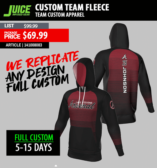 JUICE CHAMPRO SUBLIMATED CUSTOM TEAM FLEECE