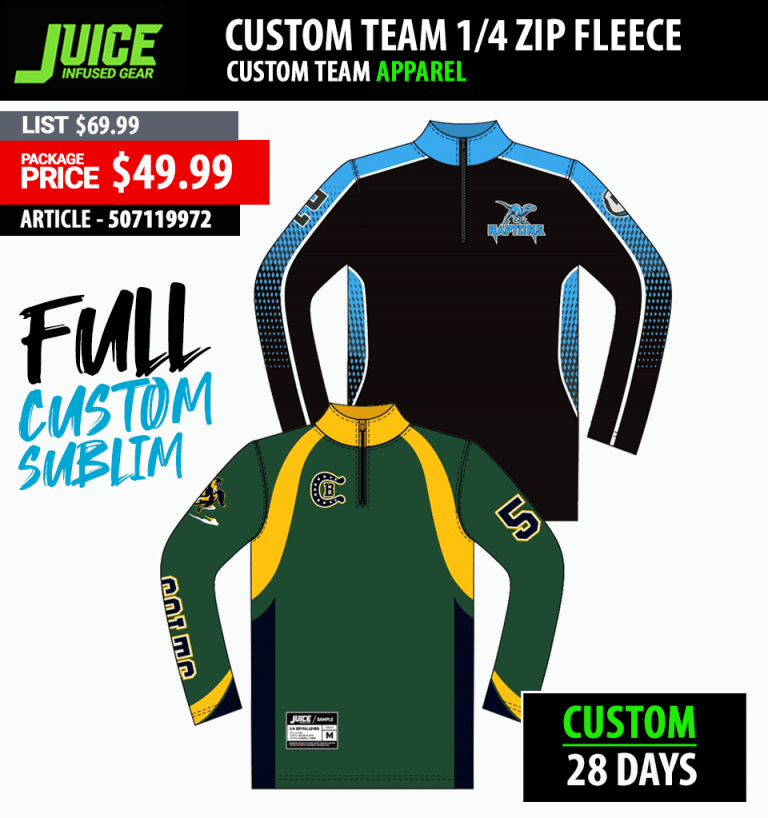 Custom Team 1/4 ZIP Fleece