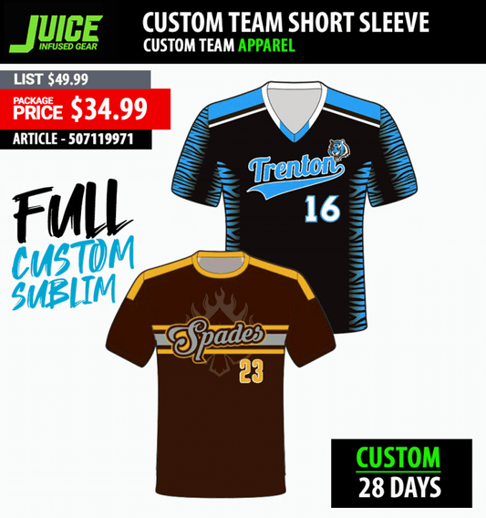 Custom Team Short Sleeve