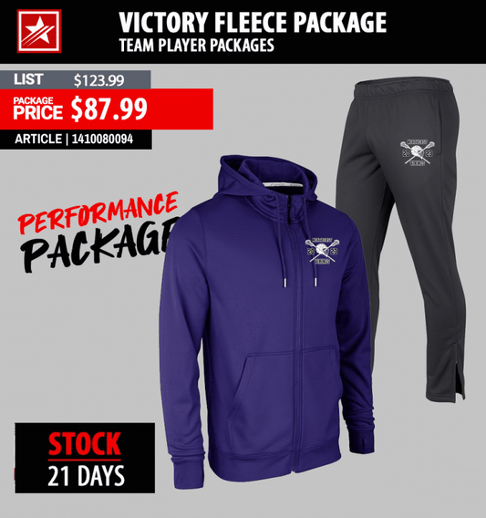 CHAMPRO FLEECE VICTORY ZIP SERIES PLAYER PACKAGE