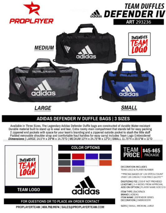 Defender IV Small Duffle