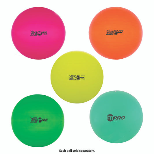 42 cm Fitpro Training & Exercise Ball Neon