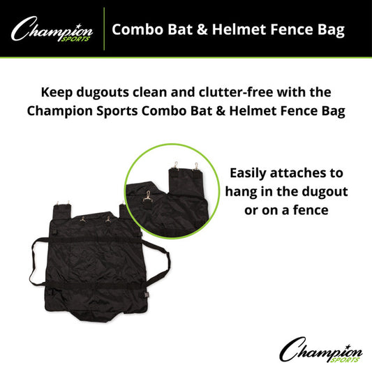 Combo Bat & Helmet Fence Bag