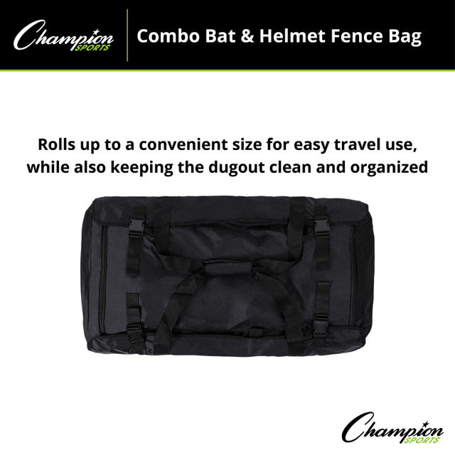 Combo Bat & Helmet Fence Bag